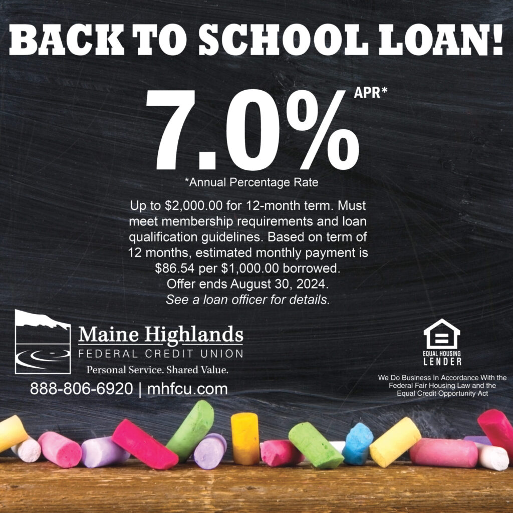 Back to School Loan Ad